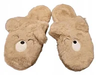 Kapcie damskie - CLEVE Miękkie kapcie damskie łapcie obuwie domowe MISIE r. 36-37 - miniaturka - grafika 1