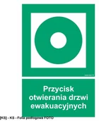 Tablice BHP - TD Systems AC073 - Przycisk otwierania drzwi ewakuacyjnych 500x750 - miniaturka - grafika 1