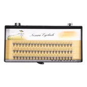 Sztuczne rzęsy i akcesoria - Sztuczne Rzęsy Nesura Kępki Rzęs 10 mm - 60 sztuk - miniaturka - grafika 1