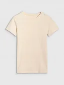 Bluzki damskie - Koszulka Damska 4F T-shirt Bluzka Bawełniana Okrągły Dekolt F2351-083S-XS - miniaturka - grafika 1