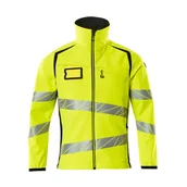 Odzież robocza - KURTKA SOFTSHELL MASCOT ACCELERATE SAFE 19002-143; ŻÓŁTY HI-VIS/CZERŃ - miniaturka - grafika 1