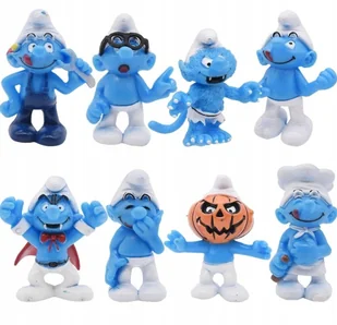 8 figurek smerfy zestaw figurek - Figurki dla dzieci - miniaturka - grafika 1