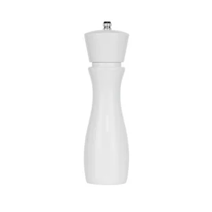 Młynek manualny do przypraw 21 cm biały - Młynki do soli i pieprzu - miniaturka - grafika 1