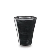 Donice - Donica ceramiczna Milenium 34,5 cm czarnosrebrny - miniaturka - grafika 1