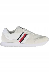 Tommy Hilfiger Męskie Buty Sportowe Biały Kolor: Biały, Rozmiar: 40 - Buty sportowe męskie - miniaturka - grafika 1