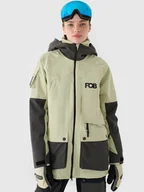 Kurtki narciarskie - Kurtka snowboardowa membrana NeoDry 10000 damska 4F 4FWAW24TTJAF587-44S Zielony - miniaturka - grafika 1