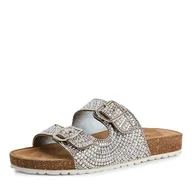 Kapcie damskie - Tamaris Damskie kapcie 1-27415-44, srebrne brokat, 40 EU, Silver Glam, 40 EU - miniaturka - grafika 1