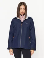 Odzież trekkingowa damska - Salewa Kurtka przejściowa Puez 28616 Granatowy Regular Fit - miniaturka - grafika 1