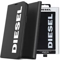 Etui i futerały do telefonów - Diesel Etui Booklet Case Core FW20 iPhone 12 / 12 Pro, czarne 8718846084963 - miniaturka - grafika 1