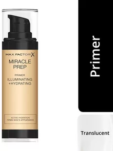 Max Factor Miracle Prep Illuminating & Hydrating Primer, baza do makijażu, 30 ml - Bazy pod makijaż - miniaturka - grafika 5