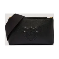 Torebki damskie - Pinko Skórzana kopertówka FLAT HORIZONTAL MINI - miniaturka - grafika 1