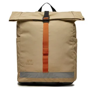 Plecak Lefrik Lars Roll Stone Ripstop Beżowy - Torby na laptopy - miniaturka - grafika 1