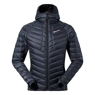 Berghaus Męska kurtka puchowa Tephra Stretch Reflect z kapturem izolowana Stal węglowa M 4-22293CI4-CI4-Medium - Kurtki męskie - miniaturka - grafika 1