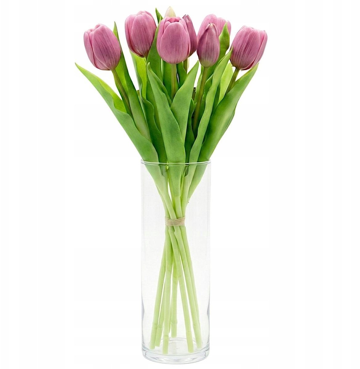 Saska Garden BUKIET 7 TULIPANÓW JASNO FIOLETOWYCH 31CM