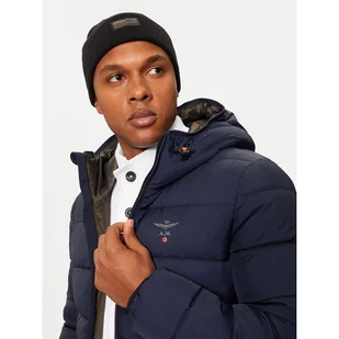 Czapka Aeronautica Militare 242CU058L449 Czarny - Czapki męskie - miniaturka - grafika 1