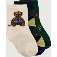 Skarpetki dla dzieci - POLO RALPH LAUREN Skarpety 3-pack - miniaturka - grafika 1