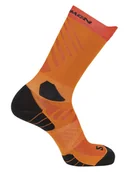 Skarpetki męskie - SALOMON Skarpety sportowe "Aero Crew" w kolorze pomarańczowym - miniaturka - grafika 1