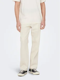 Only & Sons Jeansy 22025917 Biały Loose Fit - Spodnie męskie - miniaturka - grafika 1