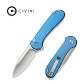 Noże - Civivi Button Lock Elementum II Blue Aluminium, Satin Nitro-V (C18062PD-2) - miniaturka - grafika 1