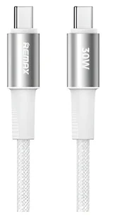 KABEL REMAX 30W USB-C QC QUICK CHARGER SZYBKIE ŁADOWANIE biały 1,2m - Kable USB - miniaturka - grafika 1