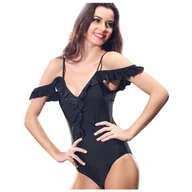 Stroje kąpielowe - Strój Kąpielowy Monokini Kostium Jednoczęściowy Na Plaże Basen Modelujący - miniaturka - grafika 1