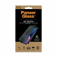 Szkła hartowane na telefon - PanzerGlass Szkło ochronne Privacy na Apple iPhone 13/13 Pro PROP2745) Czarne - miniaturka - grafika 1