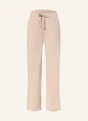 Spodnie damskie - Joop! Spodnie Dresowe Z Lampasami beige - JOOP! - miniaturka - grafika 1