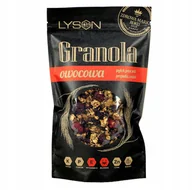 Zdrowa żywność - ŁYSOŃ granola owocowa z miodem i pyłkiem pszczelim, 300g - miniaturka - grafika 1