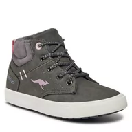 Buty dla dziewczynek - Trzewiki KangaRoos Kavu 18769 000 2082 Grey/Dusty Rose - miniaturka - grafika 1