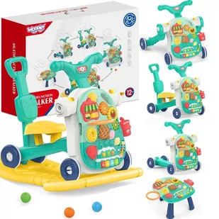 WOOPIE BABY Chodzik 5w1 Multifunkcyjny Niebieski 1+ - Chodziki - miniaturka - grafika 1