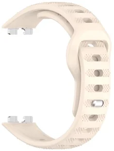 SILIKONOWY PASEK DO HUAWEI BAND 8 / 9 / 10 BEŻOWY - Akcesoria do smartwatchy - miniaturka - grafika 1