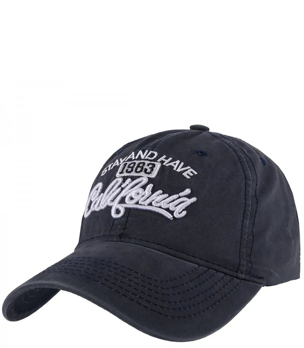 Czapka z daszkiem bawełniana regulowana unisex haft CALIFORNIA