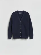 Swetry męskie - Reserved - Rozpinany kardigan - granatowy - miniaturka - grafika 1