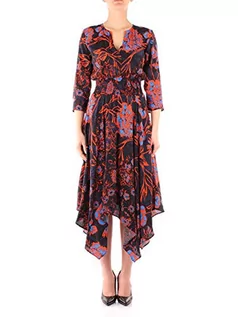 Sukienki - Desigual Damska sukienka Vest_Hudson, Pomarańczowy (Sunset 7026), 42 - grafika 1