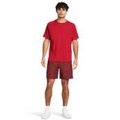 Spodenki męskie - Męskie spodenki treningowe Under Armour UA Tech Vent Short - czerwone - miniaturka - grafika 1