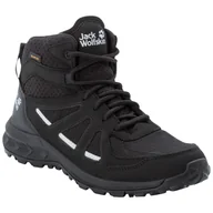Buty trekkingowe męskie - Buty męskie Jack Wolfskin Woodland 2 Texapore Mid M Rozmiar butów (UE): 46 / Kolor: czarny - miniaturka - grafika 1