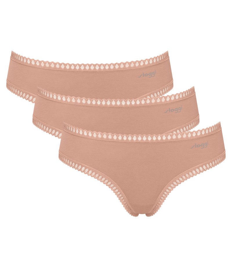 3 x Majtki damskie sloggi GO Crush Hipster C3P-XS