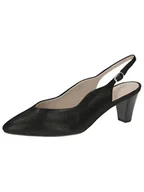 Czółenka - CAPRICE Damskie czółenka ze skóry, czarne (Black Metallic), 40,5, black metallic, 40.5 EU - miniaturka - grafika 1