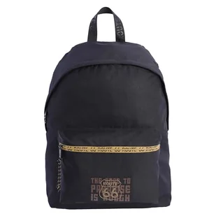 ROUTE 66 - Plecak męski - Plecak damski - Plecak unisex - Plecak szkolny - Plecaki szkolne - Plecaki męskie 26L zawiera port USB, kabel w zestawie i paski odblaskowe, Czarny (Black), Estándar - Plecaki szkolne i tornistry - miniaturka - grafika 1