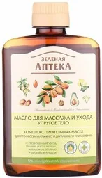 Olejek do Masażu Jędrne Ciało, Zielona Apteka, 200ml - Olejki i świece do masażu - miniaturka - grafika 1