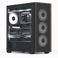 Akcesoria do komputerów stacjonarnych - Aerocool D501A Midi Tower Czarny - miniaturka - grafika 1