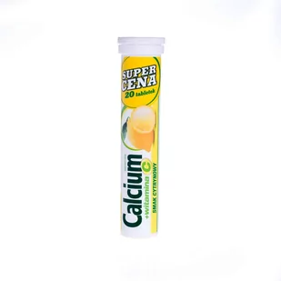 Polski Lek Calcium 300mg + Witamina C 20 szt. - Witaminy i minerały - miniaturka - grafika 1
