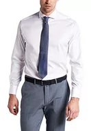 Koszule męskie - Eterna Męska koszula z długim rękawem Modern FIT Cover Twill White UNI, 17, biały, 42 - miniaturka - grafika 1