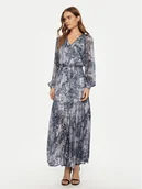 Sukienki - Guess Sukienka codzienna W5RK77 WGWV2 Granatowy Regular Fit - miniaturka - grafika 1