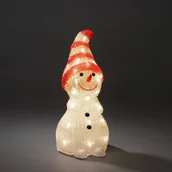 Ozdoby bożonarodzeniowe - Konstsmide Christmas Figurka LED bałwan na zewnątrz, IP44 - miniaturka - grafika 1