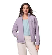 Kurtki damskie - Columbia Damska kurtka polarowa Benton Springs zapinana na zamek błyskawiczny, kolor Shale Purple, XL - miniaturka - grafika 1