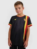 Koszulki dla chłopców - 4F Koszulka klubowa wyjazdowa z sezonu 2025/26 dziecięca 4F x Korona Kielce - multikolor 110/116 - miniaturka - grafika 1