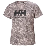 Koszulki i topy damskie - Koszulka sportowa damska Helly Hansen Hh Logo - miniaturka - grafika 1