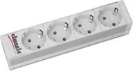 Listwy zasilające - Listwa zasilająca Bachmann 4 gniazda biała - miniaturka - grafika 1