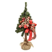 Choinki - Choinka na kołeczku dekorowana 65 cm Red - miniaturka - grafika 1